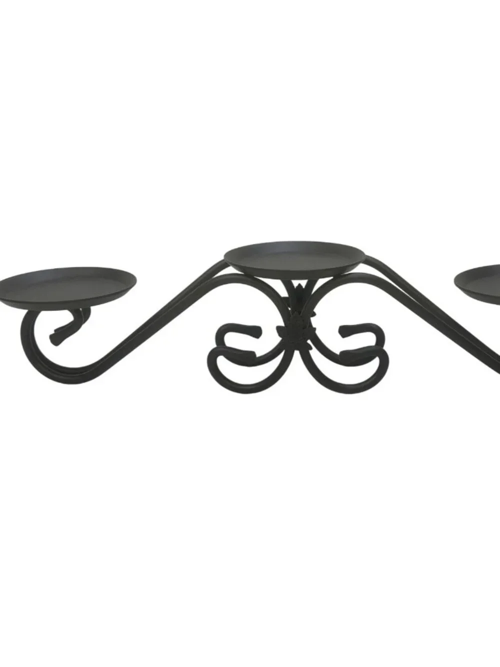 Longaberger Wrought Iron 3 Tier Pillar Candle Holder Maple Leaf Stand 20